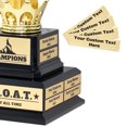 thumbnail image 1 of Placas de Nombre Grabadas con Láser Alpha Awards para Cabra Grande, 1 of 6