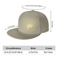 thumbnail image 2 of DouZhe Flat Brim Cap Snapback Hat, Gaming Console Gamer Imprime Casquette de Baseball Adulte Jaune Réglable, 2 of 6