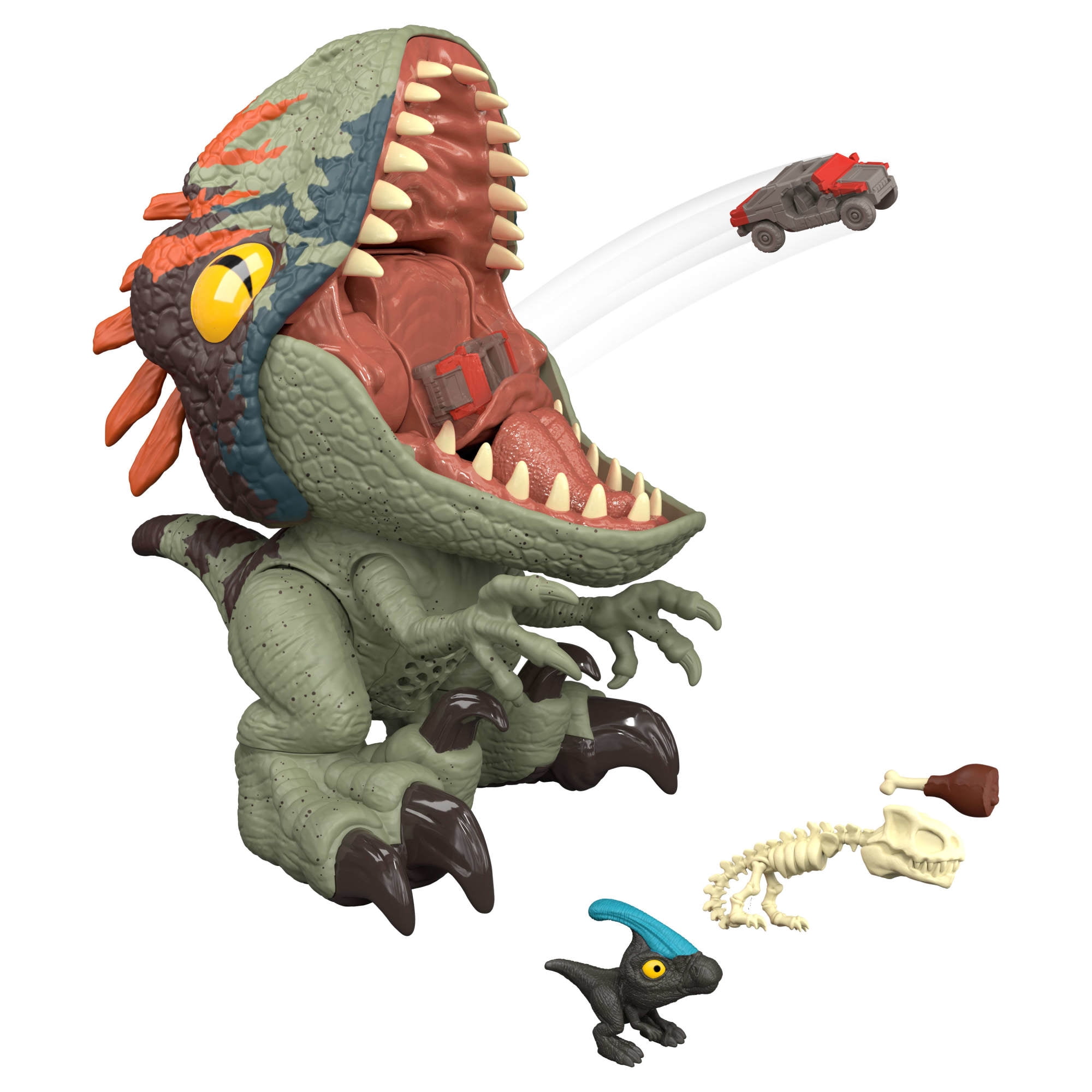 Jurassic World Fierce Feeder Velociraptor Dinosaur with Swallow and Spit Interactive Feature