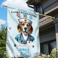 thumbnail image 3 of Just a Certified Nursing Assistant Cna Who Loves Her Beagle House Flag 28x40in Double Sided Beagles Dog Lover Gifts Idea Outdoor Decor - 00003, 3 of 5