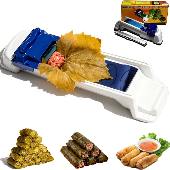 Lumpia Maker, Spring Roll Maker Machine, Multi-functional DIY Vegetable Meat Rolling Tools, for Beginners