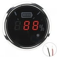 thumbnail image 2 of Battery Monitor Gauge Digital Display Gauge Waterproof Digital Meter Digital Gauge With Alarm Boats Gauge 52Mm 2in Battery Digital Gauge Waterproof AntiFog Meter 12V With Smart, 2 of 8