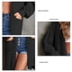 thumbnail image 4 of Cárdigan con capucha de color sólido, chaqueta holgada con capucha de color sólido larga para mujer, chaqueta larga informal para mujer, diseño de última generación, 4 of 5
