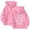 1-69Pink450, variant on CAIVO Long Sleeve Hoodies For Women Letter Print Hooded Zip Up Sweatshirt Streetwear Loose Fit Pullover Hoodie Athletic Tops