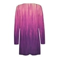 thumbnail image 5 of QUYUON Formal Cardigan for Evening Dresses Deals Long Sleeve Cardigan Sweater Women Lightweight Summer Cardigans Pockets Cardigan Jacket Style Q-3135 Fall Cardigan Sweater Outerwear Coat Hot Pink XL, 5 of 5