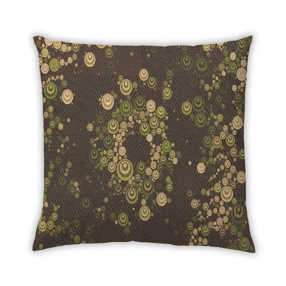 Ahgly Company Outdoor Square Contemporary Throw Pillow, 18 inch by 18 inch