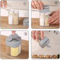 thumbnail image 5 of 2 Pieces Spice Jars, Square Spice Jars, Spice Storage Jars, Kitchen Spice Jars, Transparent Salt Spice Jar, 4 in 1 Design, Open Compartment, Herbs, Sa, 5 of 5