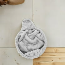 MUSEYA Comfortable Cat Hanging Bed Hammock Light Grey Durable Iron for Cat Exercise and Space Saving 25.4x20.3x19.7 cm