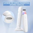 thumbnail image 2 of ANLAN Peeling Ultrasonico Facial, Skin Scrubber, Espatula Ultrasonica Facial, Ultrasonico Facial, Roja Y Azul Led, Ems Antiedad Arrugas, Exfoliador Limpiador De Poros, Ipx7 (Blanco), 2 of 7
