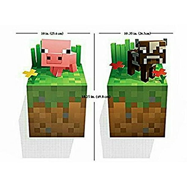 Minecraft Wall Decal Bay Pig Baby Cow Walmart Com Minecraft Wall Decal Bay Pig Baby Cow Walmart Com