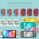 thumbnail image 3 of 4PCS Jusy thumb grip caps compatible with Nintendo Switch/OLED/Switch Lite, soft silicone Joy-Con joystick grips, 3 of 5