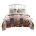thumbnail image 2 of 2 Piece Twin Quilt Set with Floral Print, Multicolor, 2 of 5