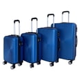 thumbnail image 1 of Juego Set Familiar 4 Maletas Rigidas Ruedas 360 Resistentes azul Grande, 1 of 8