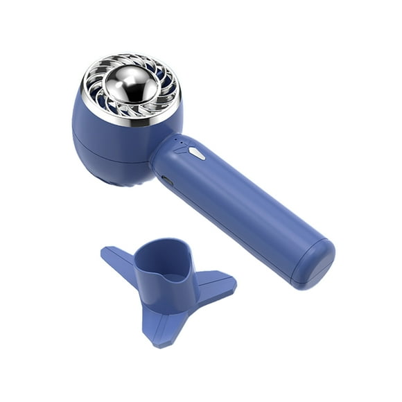 Sidaley Ventilador portátil con asa, ventiladores de Motor sin escobillas, herramientas de refrigeración de aire ajustables, dormitorio de viaje al Electrónica Azul