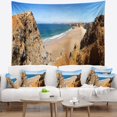 DESIGN ART Designart 'Rocky Bay Portugal Panorama' Landscape Wall