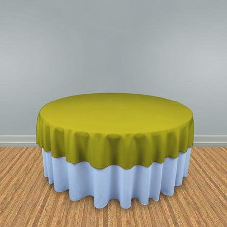 SimplyPoly Tablecloth-Round (132" Round, Green Apple)