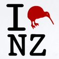 thumbnail image 2 of CafePress - I Love New Zealand Infant Bodysuit - Baby Light Bodysuit, Size Newborn - 24 Months, 2 of 4