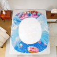 thumbnail image 5 of jejeloiu Colorful Doughnut Cake Twin Sheet Sets,Sweet Dessert Bedding For Girls Boys 3 Pieces, 5 of 7