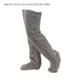 thumbnail image 4 of Pantimedias Poliéster Calentador de piernas Invierno Rodilla alta Protector de piernas largo Calcetín Legging, Gris Monstrate AP001410-02, 4 of 7