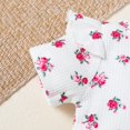 thumbnail image 5 of StylesILove Infant Baby Girls Floral Print Short Sleeve Bodysuit & Shorts & Headband 3pcs Set Spring Summer Romper Outfit (Red Rose, 24 Months), 5 of 7