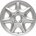 thumbnail image 4 of New 16x7" 16 Inch Silver Aluminum Alloy Wheel Rim for Mercedes C Class C240 C320 2001-2004 | ALY65211U10N | Direct Fit - OE Stock Specs, 4 of 5
