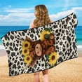 thumbnail image 7 of FOR U DESIGNS Highland Cow Spot Sunflower Print Car Seat Protector Towel Universal Fit for Front Seats, Multi-Purpose Running Towel for Outdoor Sport, Yoga, and Summer Travel, 7 of 7