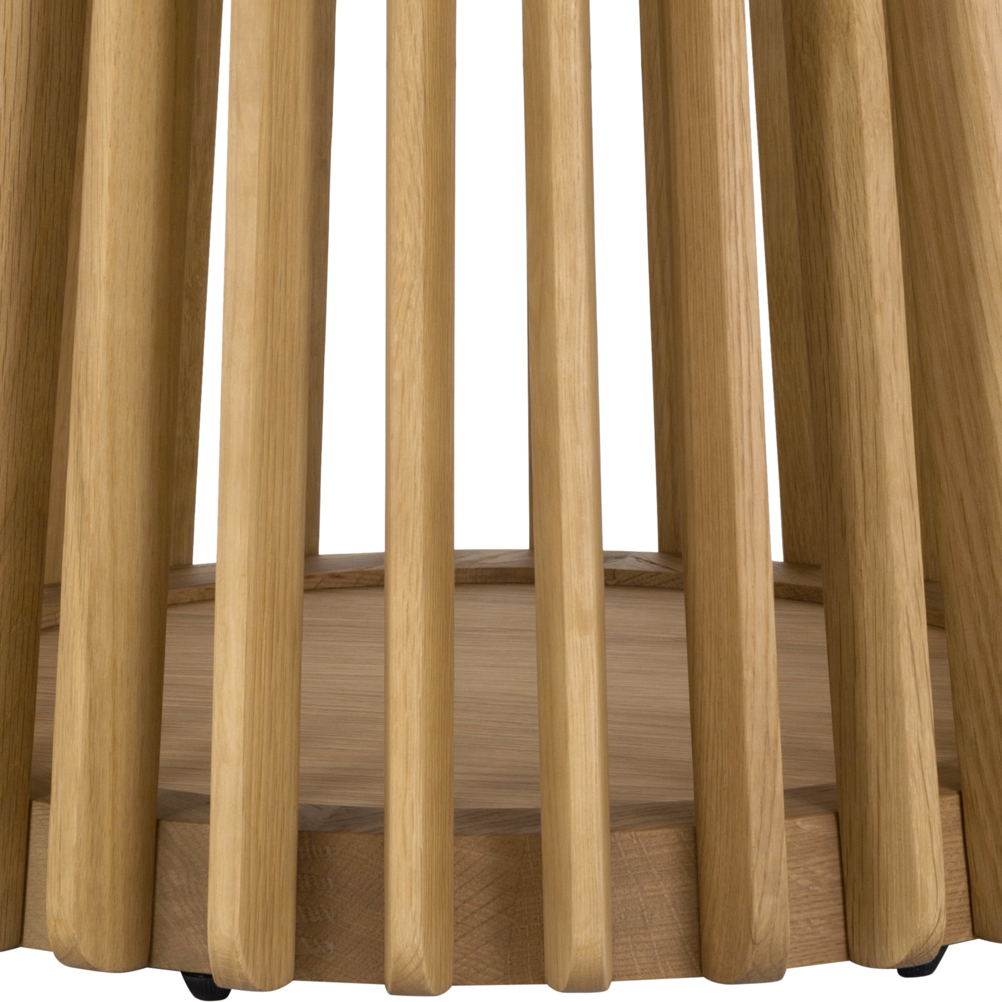 Pasadena 47" Wood Round Dining Table in Natural Oak Finish