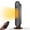 Black, variant on MORSUMA Electric Space Heater, 25 in, 1500W Ptc Ceramic Heating, Remote Control, Eco Mode, Timer, LED Display, White