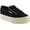 Black, variant on Superga Unisex Low-Top Platform Lace Up Tennis Shoes Sneakers Sage Grey (Grey Sage, 6)