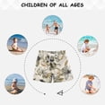 thumbnail image 6 of Kids' Beach Pants Comfortable Swim Trunks Lily Motifs Pattern Shorts for Pool Vacation and Lounge Wear Small, 6 of 8