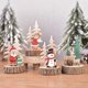 thumbnail image 2 of Adorno navideño de madera para mesa de Navidad, Papá Noel, muñeco de nieve, árbol de Navidad, decoraciones navideñas para el hogar, regalo de Año Nuevo para niños 2024, 2 of 4