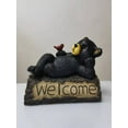 thumbnail image 2 of Bear with Cardinal Garden Welcome Sign Outdoor Garden Decor Yard Statue, 2 of 5