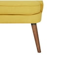 thumbnail image 4 of A&D Home Dana Linen Accent Chair, Yellow, 4 of 6