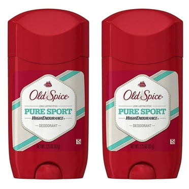 Pack of (2) Old Spice High Endurance Deodorant Pure Sport - 2.25 oz Stick