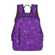 thumbnail image 1 of Balery Purple Glitter Mochila Ligera para Hombres y Mujeres – Resistente y Impermeable, Ideal para la Escuela, el Trabajo, los Viajes y el Uso Diario, 1 of 7
