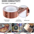 thumbnail image 4 of Copper tape Copper foil tape Copper foil tape Shielding tape Copper foil Copper tape Self-adhesive tape Snail tape Snail protection, 4 of 5