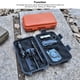 thumbnail image 3 of Estuche de supervivencia portátil a prueba de golpes para viajes al aire libre hogar caja de almacenamiento de emergencia Camping escalada mochilero contenedor Color barro Vogacara OD019562-02, 3 of 7