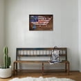 thumbnail image 4 of Americana  License Plate Map, Stretched Canvas Wall Art by Lantern Press Sold by ArtCom, 4 of 5