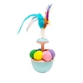 thumbnail image 2 of pstuiky Juguete para gatos con plumas autoenderezables bolas giratorias de 360 grados y juguete interactivo ideal para gatos de interior., 2 of 6
