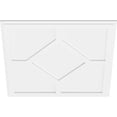 thumbnail image 4 of Ekena Millwork CMP30EY 30 Po x 10,5 Po Médaillon de Plafond Contemporain en PVC de Qualité Architecturale Carrée, 4 of 4