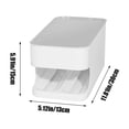 thumbnail image 4 of Fiudx Organizador de Doble Capa para Refrigerador, con Deslizamiento Automático, Gestión de Alimentos Frescos, Borde Seguro, Práctico para La Cocina Del Hogar, Plástico, Blanco, Rosa, Gris y Amarillo, 4 of 7