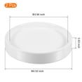 thumbnail image 2 of Uxcell  2pcs Ceramic Round Plant Pot Saucer Drip Tray for Gardening White 11.5cm, 2 of 5