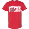 thumbnail image 3 of Inktastic Chicago Skyline Grunge T-Shirt, 3 of 5