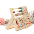 thumbnail image 2 of multi functional Wooden Math Number Teaching Tool Abacus Calculation Educational Learning Toy for boys 3-6 years gift, 2 of 18
