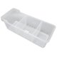 thumbnail image 2 of Estante de almacenamiento Ticfox para refrigerador organizador contenedor transparente 2 compartimentos 40 x 16 x 14,1 cm, 2 of 14