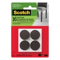 thumbnail image 1 of Scotch® Round Felt Pads, SP821-NA, brown, 1 in (2.54 cm), 16 per pack, 1 of 6