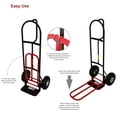 thumbnail image 5 of Milwaukee DC49515, 800 lbs Steel 20 in x 23 in x 50 in D-Handle Hand Truck, 5 of 7