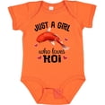 thumbnail image 3 of Inktastic Just a Girl Who Loves Koi Fish Girls Baby Bodysuit, 3 of 5