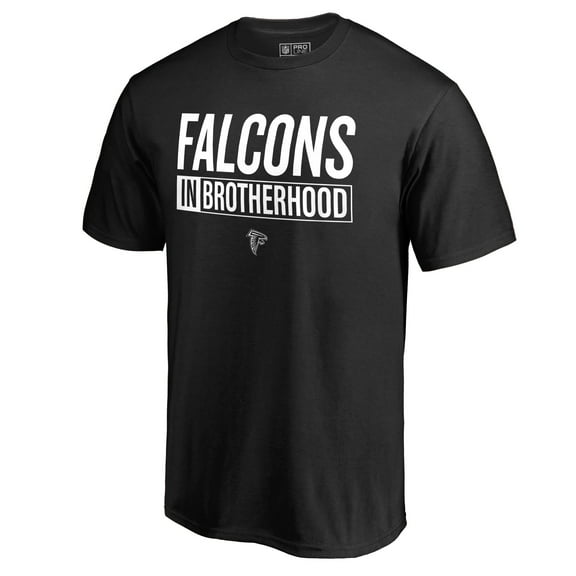 Men's Black Atlanta Falcons Brotherhood Stack T-Shirt