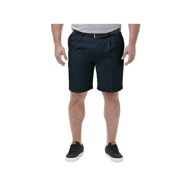 Haggar Men's Big & Tall Cool 18® Pro Pleat Front Shorts Regular Fit